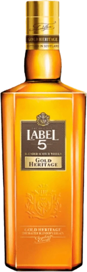 Whisky Label 5 Gold Heritage 12 Años